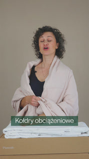 Kołdra obciążeniowa z pestkami wiśni 150x200 cm (różne kolory)